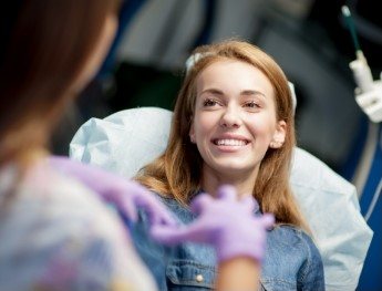 patient smiling in Albuquerque